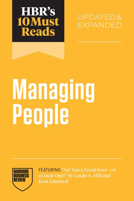 HBR's 10 Must Reads- HBR's 10 Must Reads on Managing People, ... - cover
