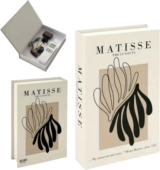 Maison d'Art® Opbergboek Matisse - Decoratie Boeken Interieur - Opbergboek - Nep Boeken Decoratie - Opbergdoos Boek - Opbergboeken - Decoratie Boek - Decoratie Boeken - Opbergboeken Nep - Opberg Boek - Boek Doos - Boek Opbergdoos