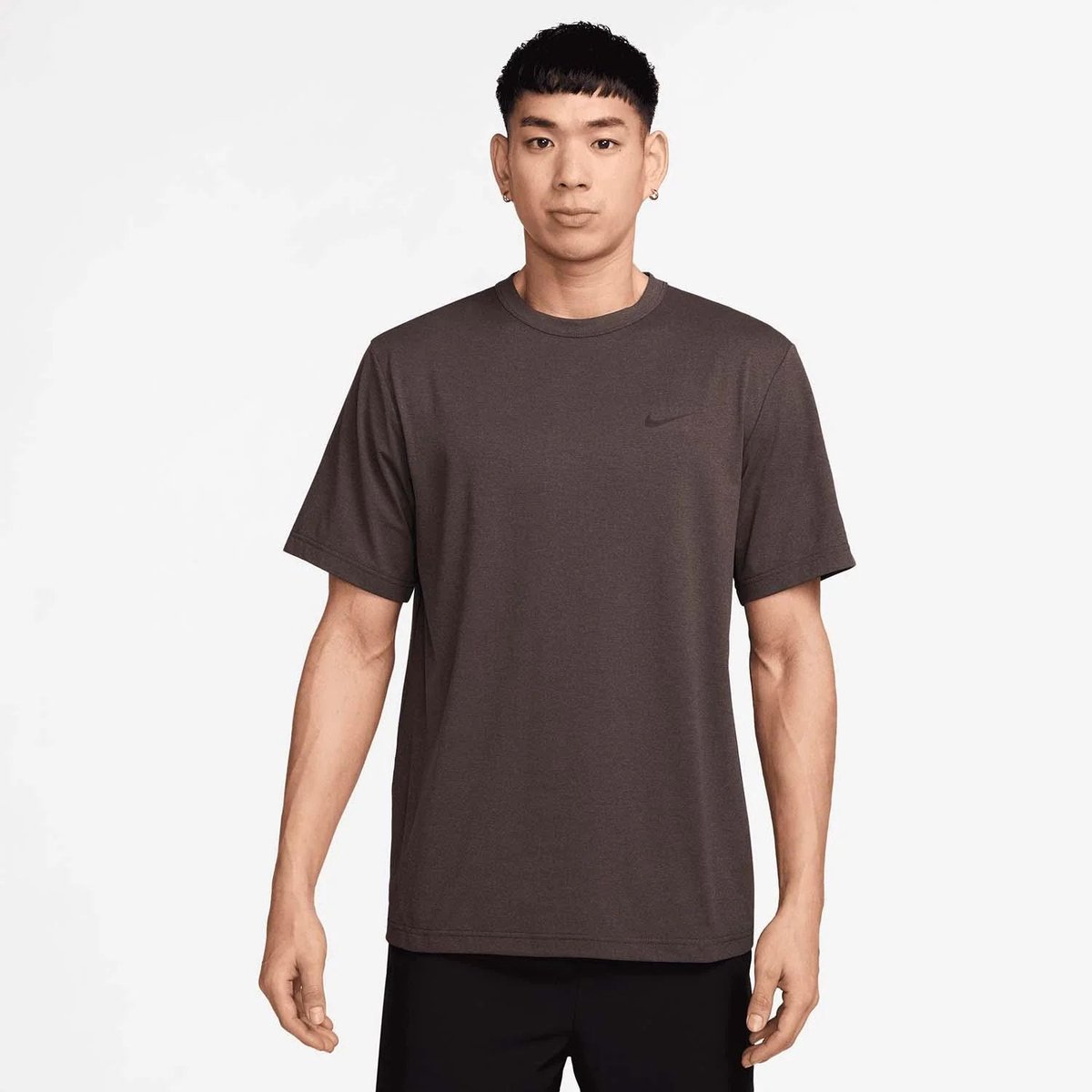 NIKE hyverse men’s dri-fit uv ss t-shirt Training t-shirt korte mouw heren Bruin