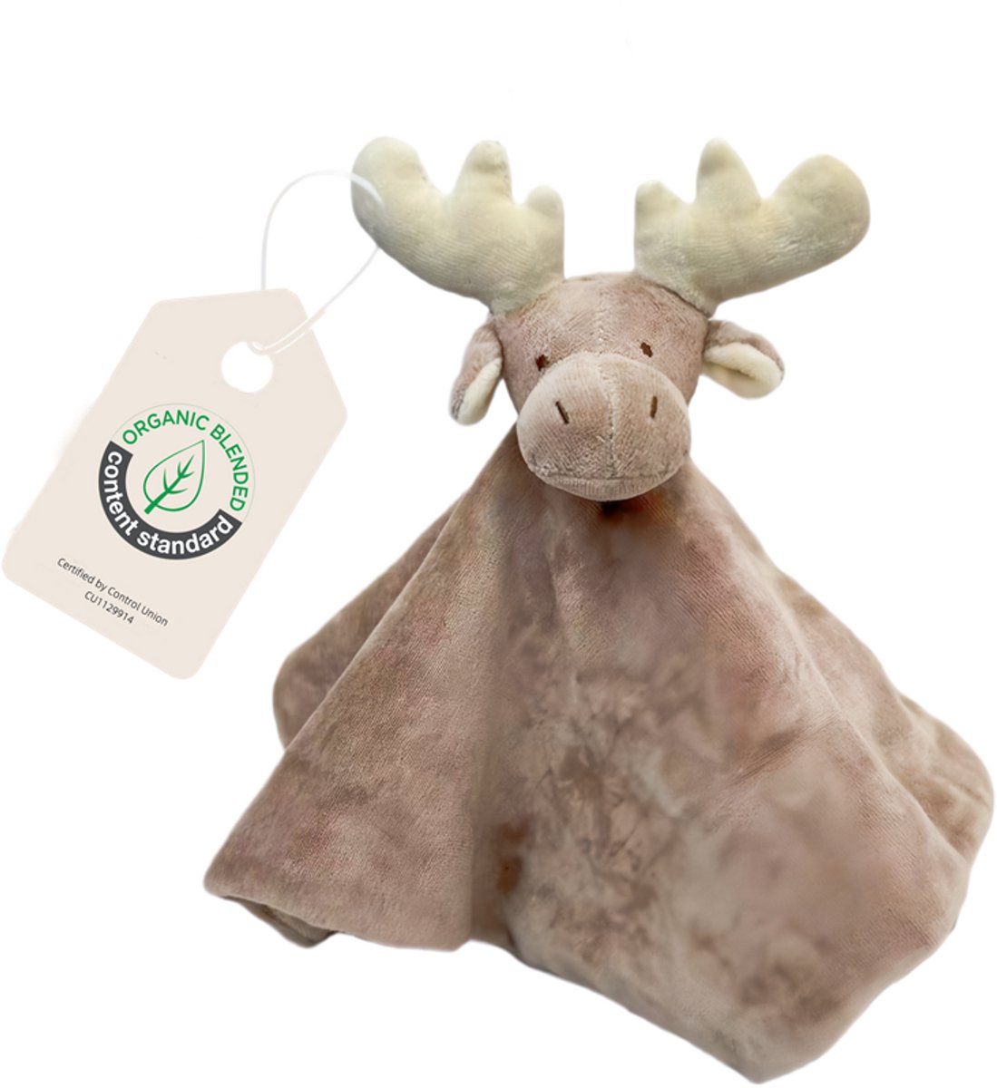 Cute since 1999 - Biologisch Knuffeldoekje - Robert het Rendier - Doudou - 35 x 35 cm