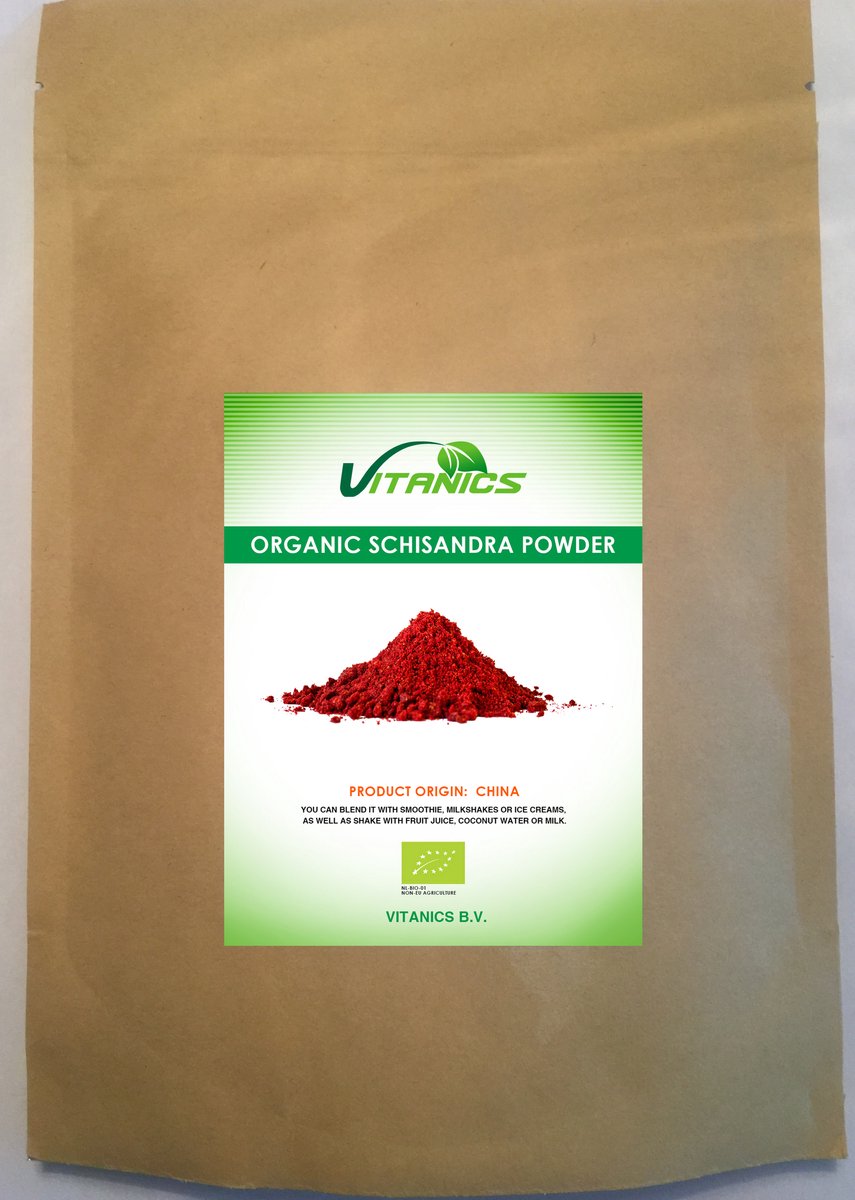 Biologische Schisandra Poeder (Schisandra Powder Organic) 1kg