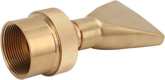 Foto: Allecto plus waaiervormige fonteinsproeikop voor tuinbox verstelbaar koper gelijkmatige watersproeier 50 100 kpa 0 180 graden g15 inch