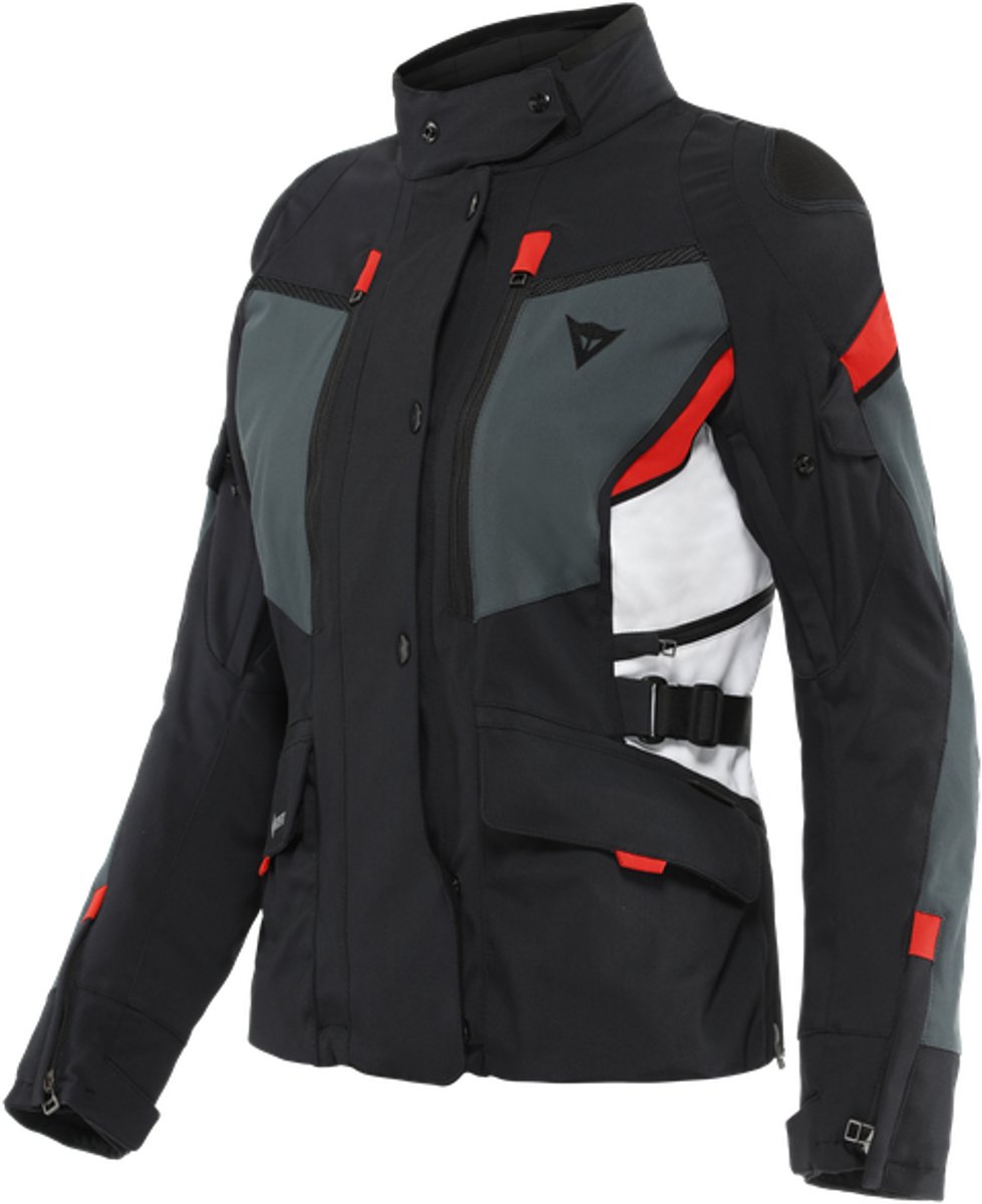 Dainese Carve Master 3 Gore-Tex Jas Dames Zwart Ebony Lava Rood - Jas