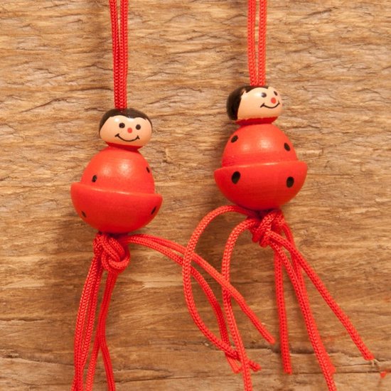 Poupée Lucky Ladybug > 15 mm | 10 pièces