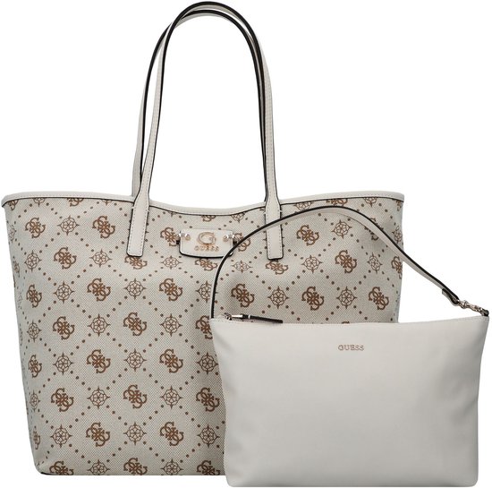 Guess Damen Vikky II 2 In 1 Tote Handtasche, Schwarz