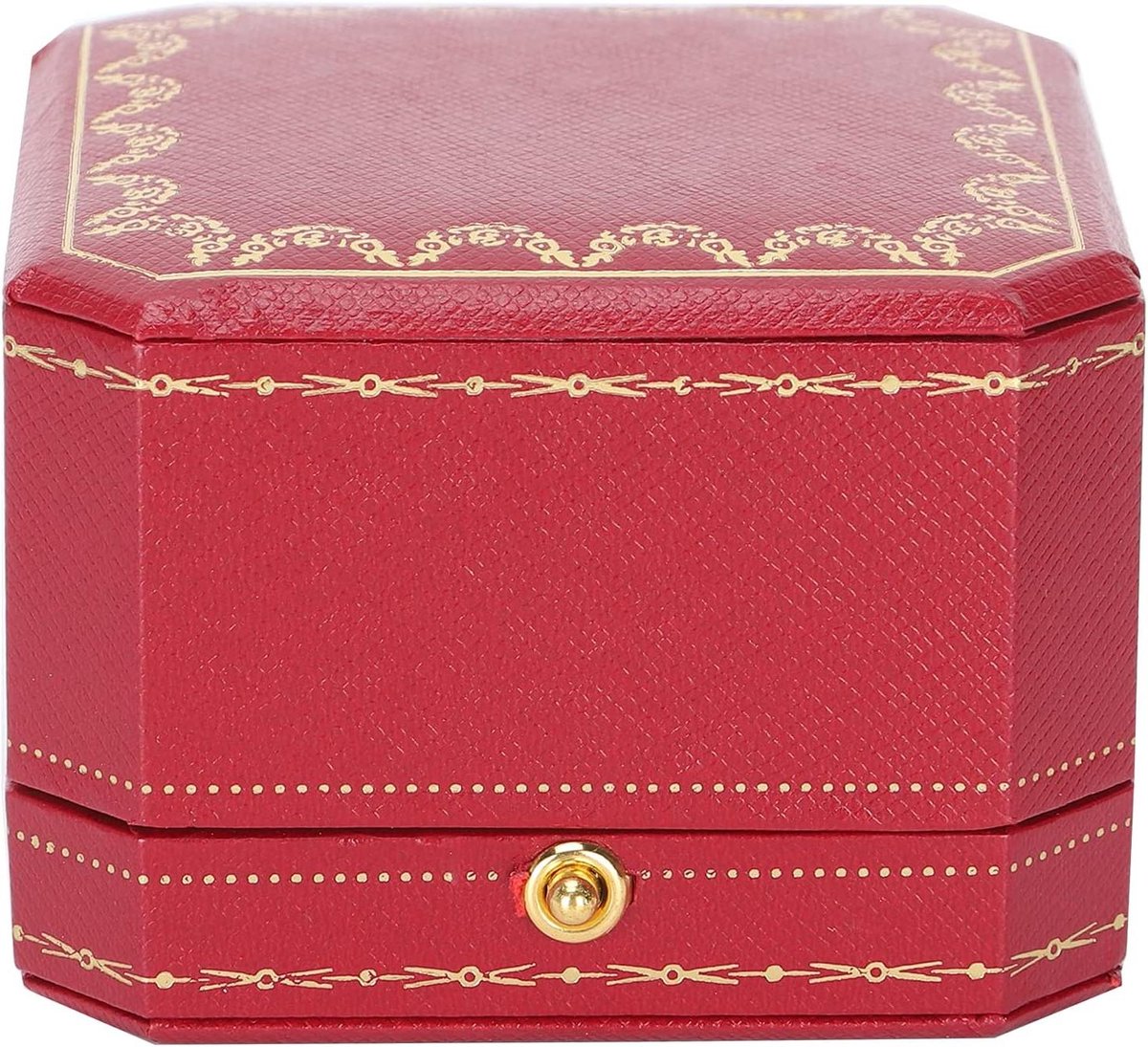 Sieradenopslag: Geschenkdoos voor ringen - Vierhoekig design voor verlovingsringen en trouwringen