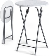 Casaria pliable blanche, décor bois