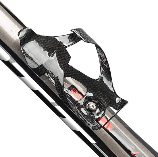 Bidonhouderbeugel van volledig carbonvezel voor fietsen met titanium bouten, 2-pack — afbeelding 3