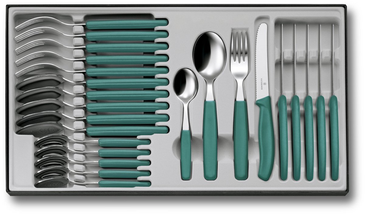 Victorinox Swiss Classic Tafelset 24st - Groen - Kartel