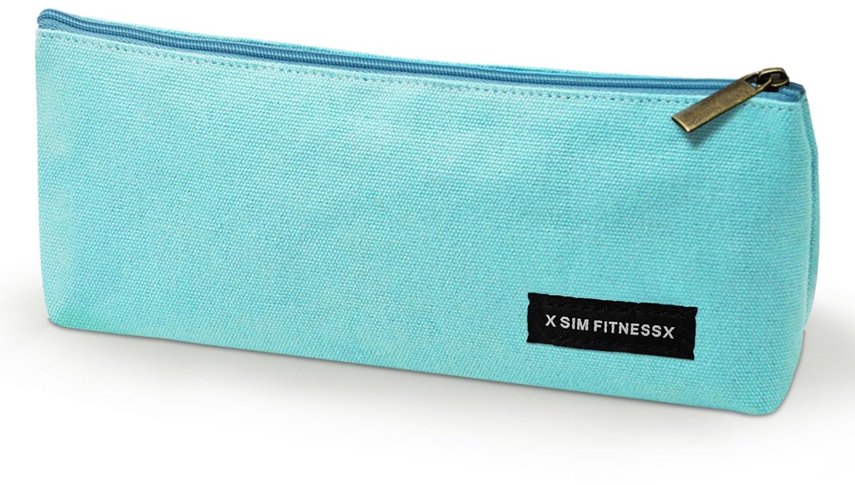 Pennenzak Driehoek - Etui voor Meisjes - School & Kantoor - Blauw