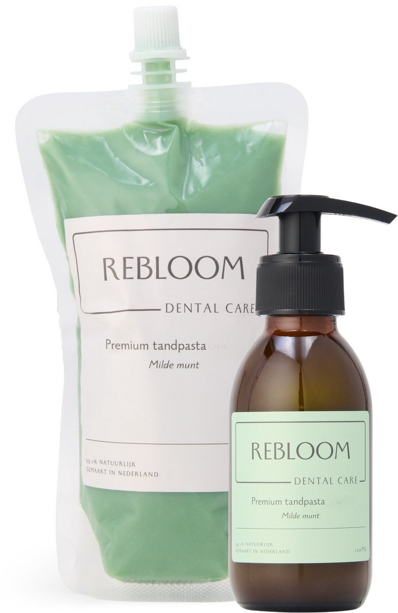 ReBloom Care Tandpasta startpakket Milde Munt