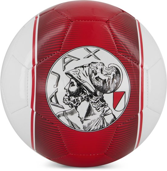 Ajax-bal wit/rood/wit