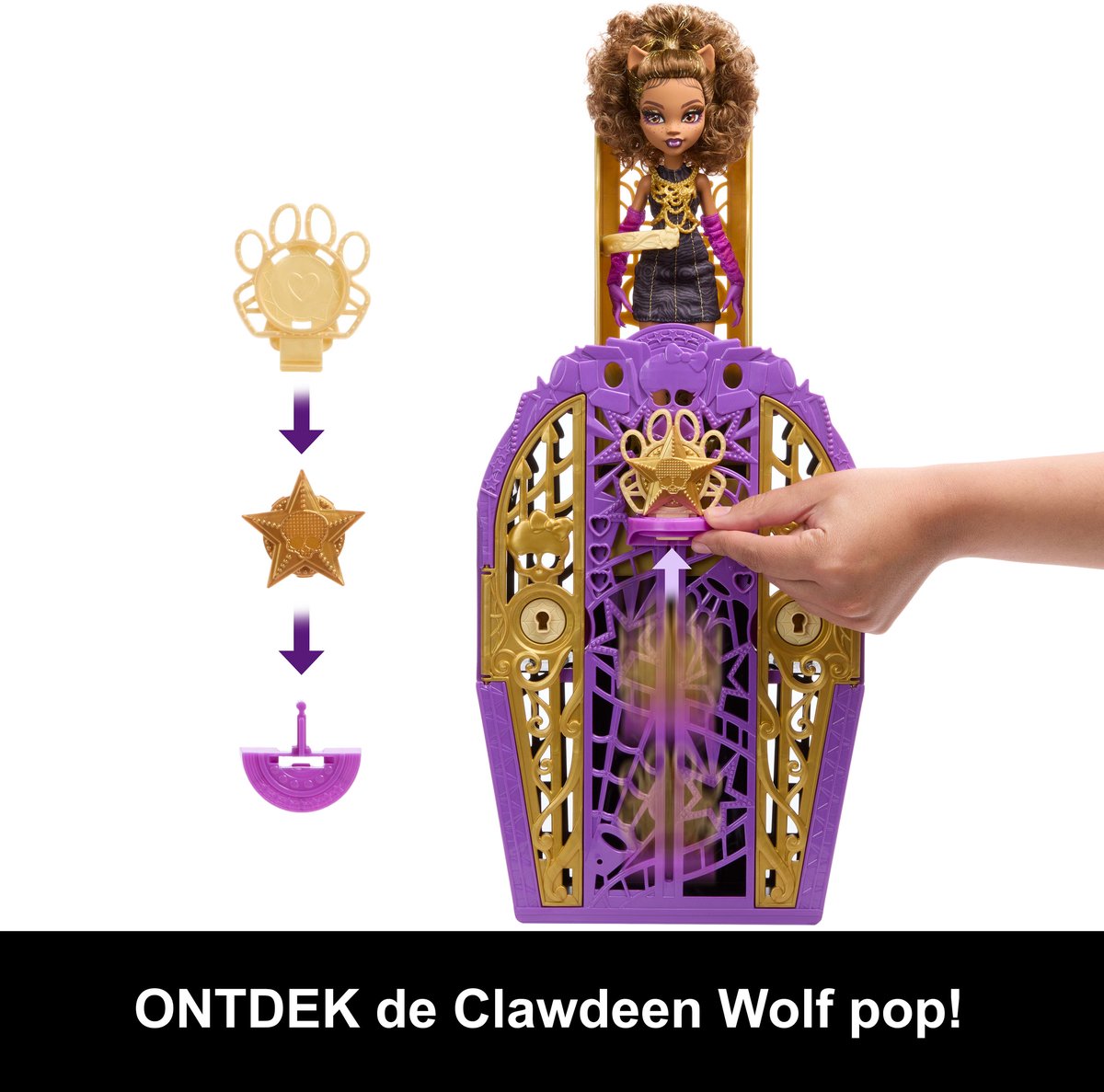 Monster High Skulltimate Secrets Clawdeen Pop — afbeelding 4