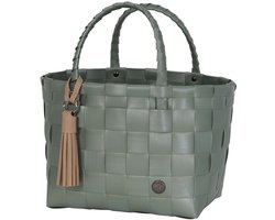 Handed By - Handtas - Shopper - City Bag - Tas - Werktas - Lunchtas - Kantoortas - Kwastje/tassel - saliegroen - sage green