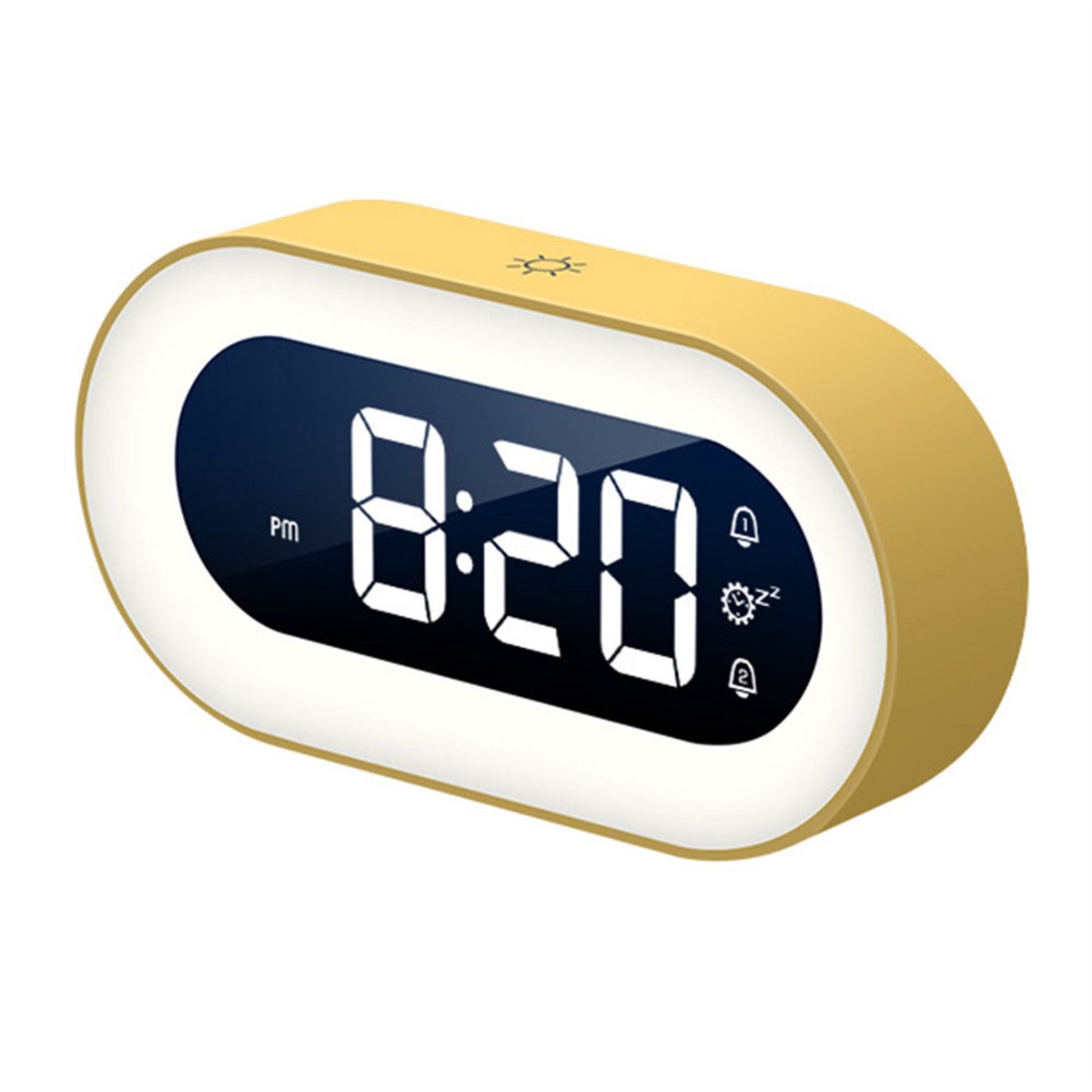 Digitale Wekker met Ultrahelder LED Display – Dubbel Alarm & Grote Snooze-knop | Tijd, Datum & Temperatuur