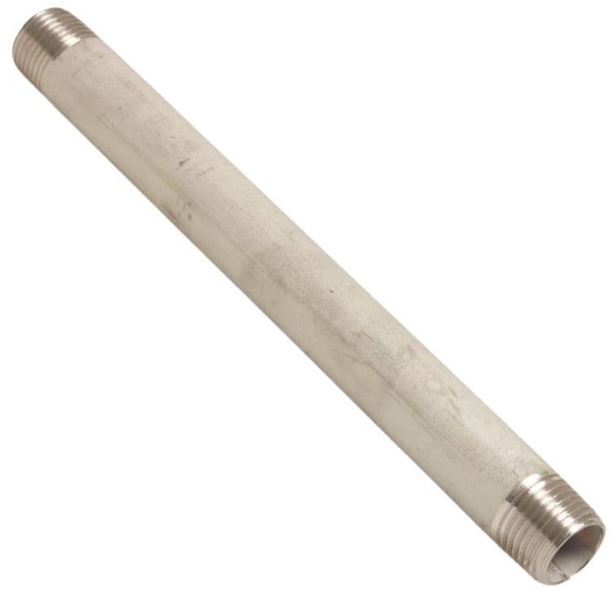 RVS Buisnippel 1/2", 150mm, V4A - Schroefdraadfitting