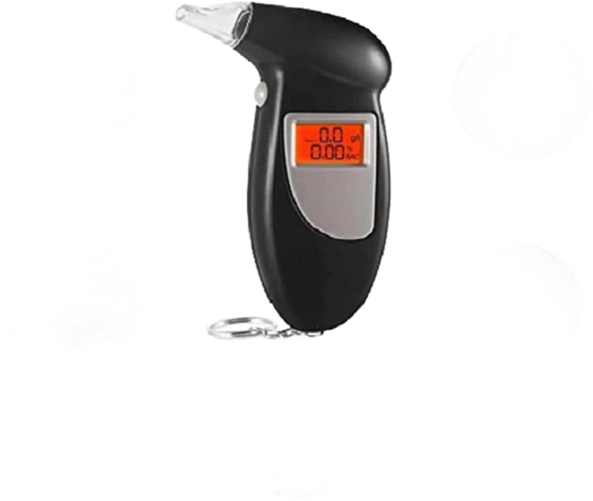 IGOODS Professionele Alcohol Adem Tester -  Blaastest Analyzer - Detector Test Sleutelhanger Blaastest  - Blaastest Apparaat Lcd-scherm