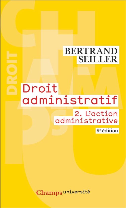 Droit administratif (Tome 2) - L'action administrative - cover