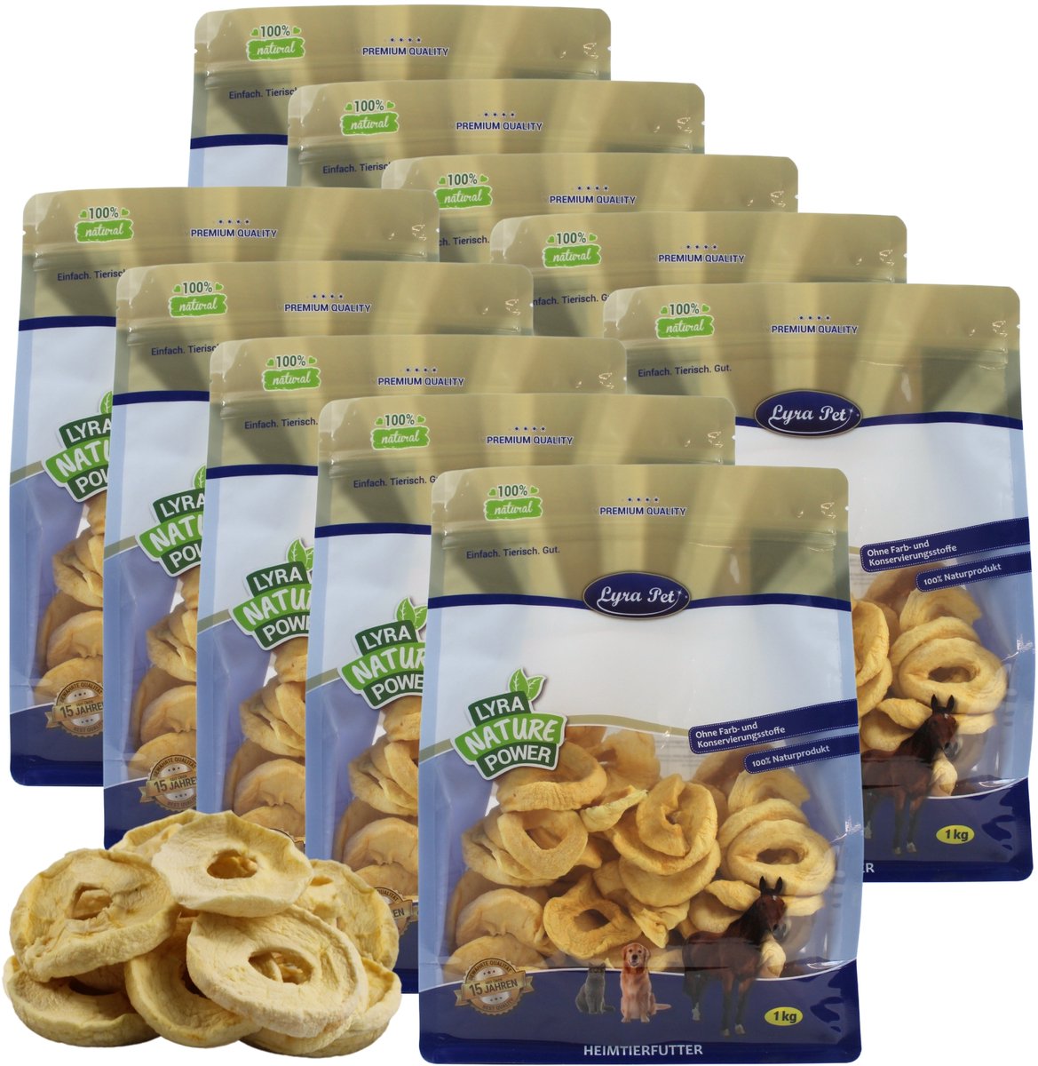10 kg Lyra Pet® gedroogde appels