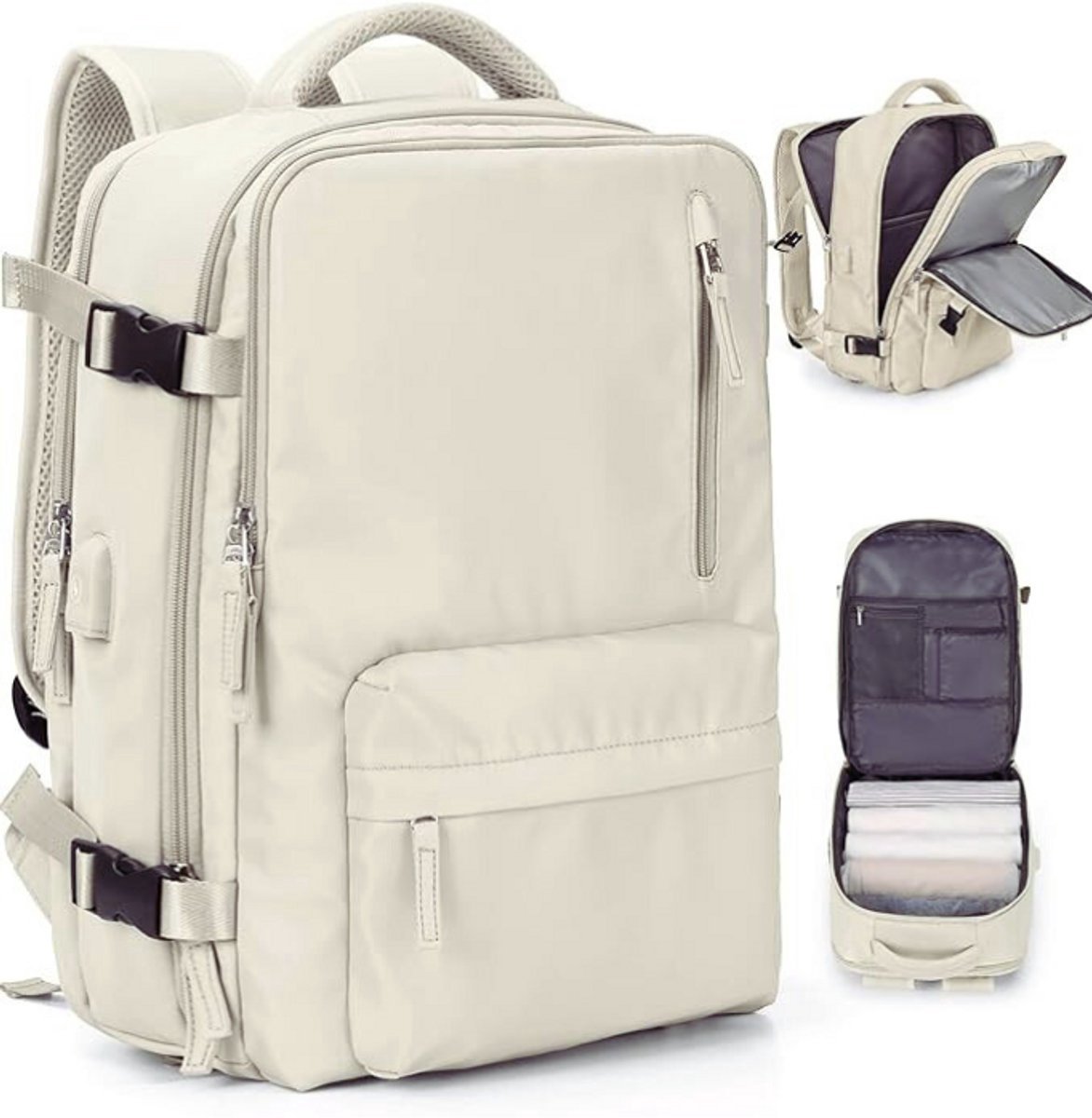 Thuys – Rugzak Voor Reis En Avontuur: Waterdichte Cabin Bag – Voor Ryanair - Onderzit Bagage – En Schoolrugzak
