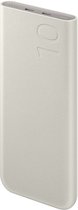 Samsung Fast Charge Duo Powerbank - 25W - USB-C - 10.000 mAh - Beige