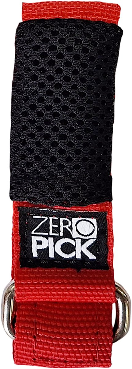Zeropick anti muggen armband met citronella maat L - volwassenen - navulbaar - rood