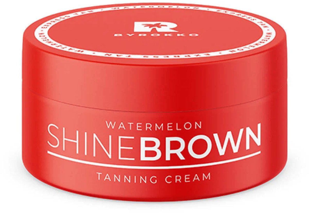 Byrokko - Shine Brown - Tanning Cream - Watermelon - 200ml