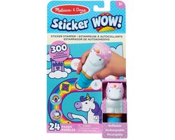 foto van Melissa & Doug - Sticker WOW! Activiteitenboek - Met stickerstempel Unicorn