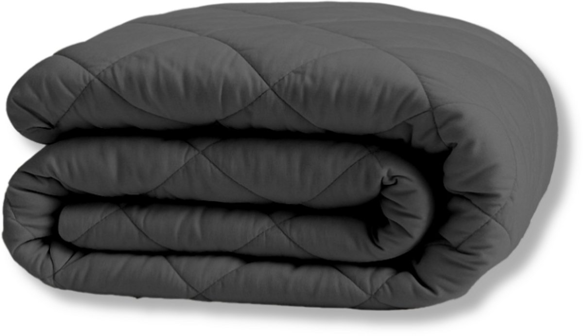 Y-NOT Dekbed Zonder Overtrek 140x220 – All Season – Zacht & Comfortabel – Wasbaar – Antraciet