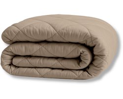 Y-NOT Dreambed Original All Year Taupe 240x220 - Lits Jumeaux - Dekbed Zonder Overtrek - Wasbaar Hoesloos Dekbed - 30 dagen proefslapen - Bedrukt dekbed - Dekbed met vaste overtrek