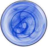 Puremagics Handgeschilderde kleurrijke geweven glazen kristallen salade