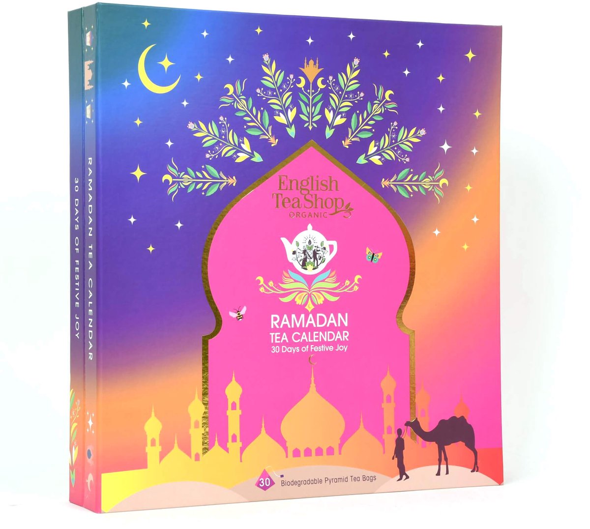 Ramadan English Tea Shop - Tea Calendar – 30 Biologische Theeën in Luxe Kalender – Thee Adventskalender voor de Ramadan – Iftar & Suhoor Cadeau