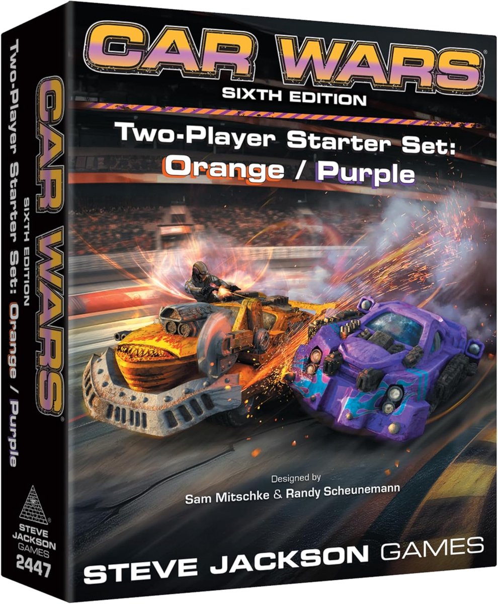 Car Wars: Sixth Edition - 2-Player Starter Set Orange/Purple - Bordspel - Engels - Steve Jackson Games