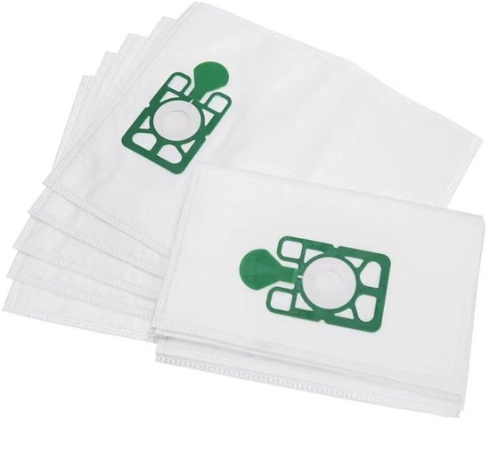 Stofzuigeraccessoires - 10-pack stofzuigerzakken - Geschikt voor Henry Hoover, Hetty, Basil, James - NVM-1CH vervanging - Geschikt voor HVR160, HVR200, HET160, HHR200, commerciële Numatic-modellen - 31,5 * 40,5 cm - wit