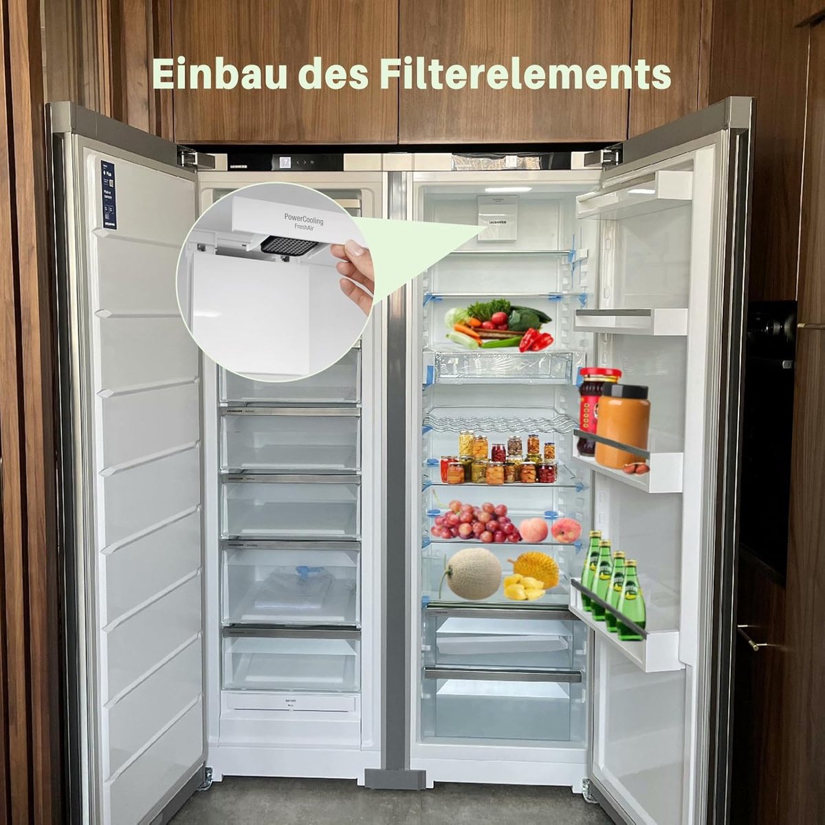 Aktivkohlefilter für Liebherr Kühlschränke (2