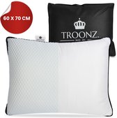 Troonz Pocket Pillow Plus 60x70 cm - Ergonomisch Kussen met Pocketveren