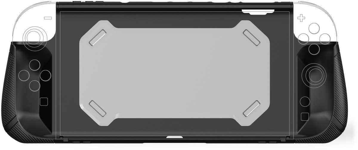 Freaks & Geeks - Beschermhoes voor Nintendo Switch 2 - Hard Case - Duurzaam & Slijtvast - Zwart