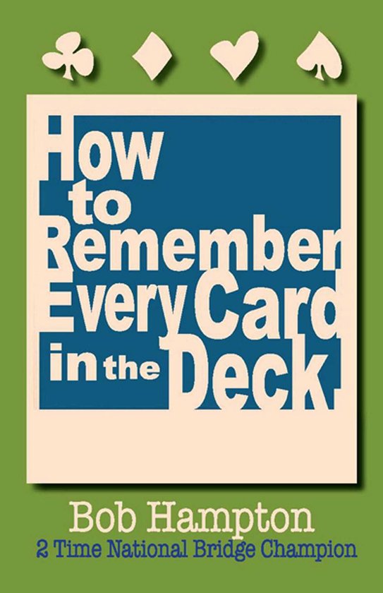 How to Remember Every Card in the Deck - cover