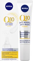 NIVEA Q10 POWER Oogcontourcrème - Alle huidtypen - Oogcrème met Q10 en creatine - Tegen Donkere Kringen en Wallen - Anti Rimpel Eye Cream - 15 ml