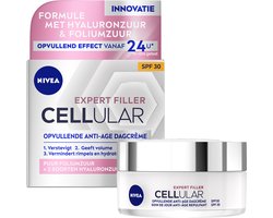 NIVEA CELLular Expert Filler Anti-Age Dagcrème - SPF 30 - Ouder wordende huid - Anti-Aging Met hyaluronzuur en Foliumzuur - 50 ml