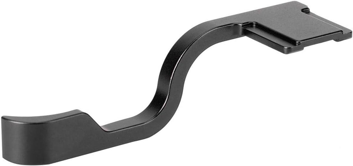 Camera Thumb Handle Aluminum Alloy for Fuji X-H1 Mirrorless Cameras (BLACK)