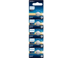 Philips CR1620 3V Lithium Knoopcel Batterijen 5 stuks