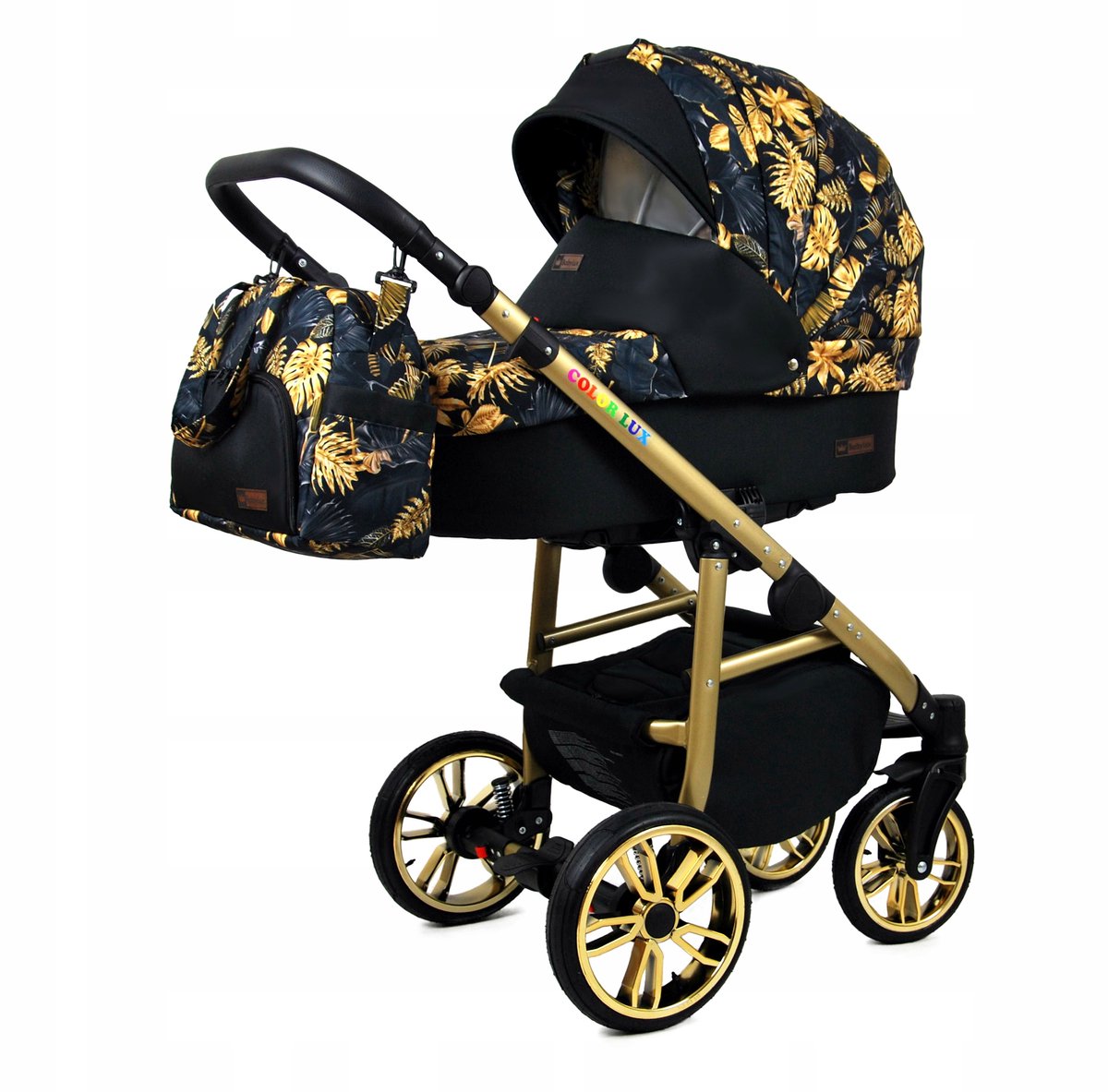 BabyLux® COLORLUX Kinderwagen 2in1 - Opklapbaar met Reiswieg - afbeelding 3