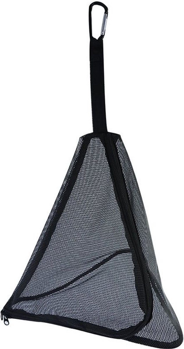 Outdoor - Net Zak - Pvc Driehoek - Opvouwbare Rooster - Afvoer Ademend Met Haak - Camping - Thuis - Opbergtas - Picknick - Maat L
