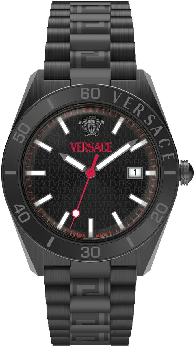 Versace - VE8E00724 - Polshorloge - Heren - Kwarts - V-Dome