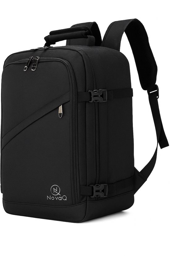 NovaQ Handbagage 40x30x20 - Cabin - Underseater - Transavia, TUI, Wizzair, Eurowings, Easyjet - 20 ltr Compacte Reis Rugzak - Dames & Heren