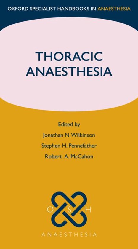 Oxford Specialist Handbooks in Anaesthesia - Thoracic Anaest ... - cover