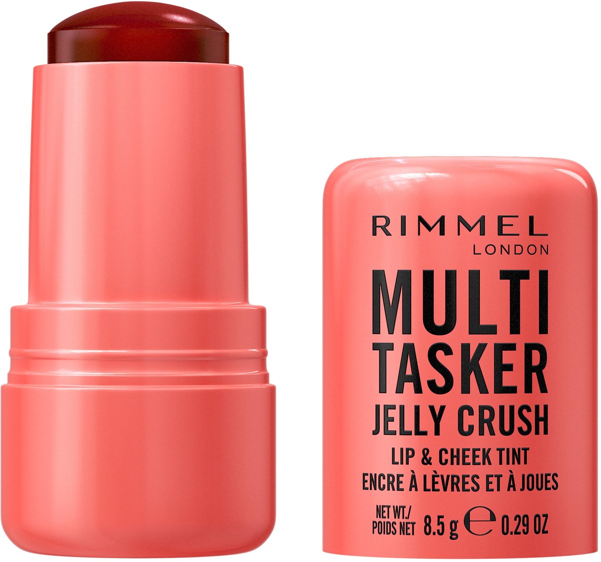 Rimmel Multi-Tasker Jelly Crush Blush and Lip Stain - 300 - Peachy Punch, 8,5 g