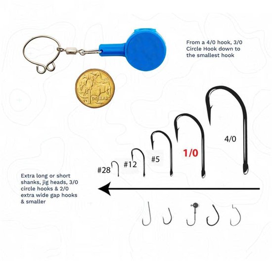 Gereedschap voor het knopen van vishaken - Voorkomen van vishaken - Gemakkelijk knopen leggen - Leuke tools voor vissers - Gereedschap voor ijsvissen - Accessoires voor beginnende vissers - Gereedschap voor het knopen leggen van Merkloos — afbeelding 5