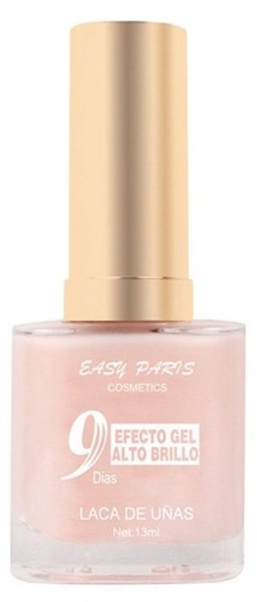 Easy Paris Cosmetics - Nagellak - Transparant Licht Nude Roze - 1 flesje met 13 ml inhoud - Nummer 010